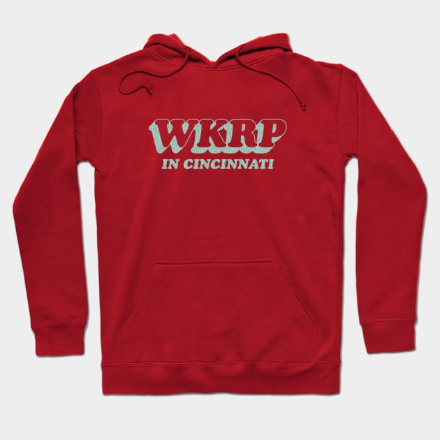 WKRP in Cincinnati Vintage Mint Green v2 Hoodie by Sayang Anak